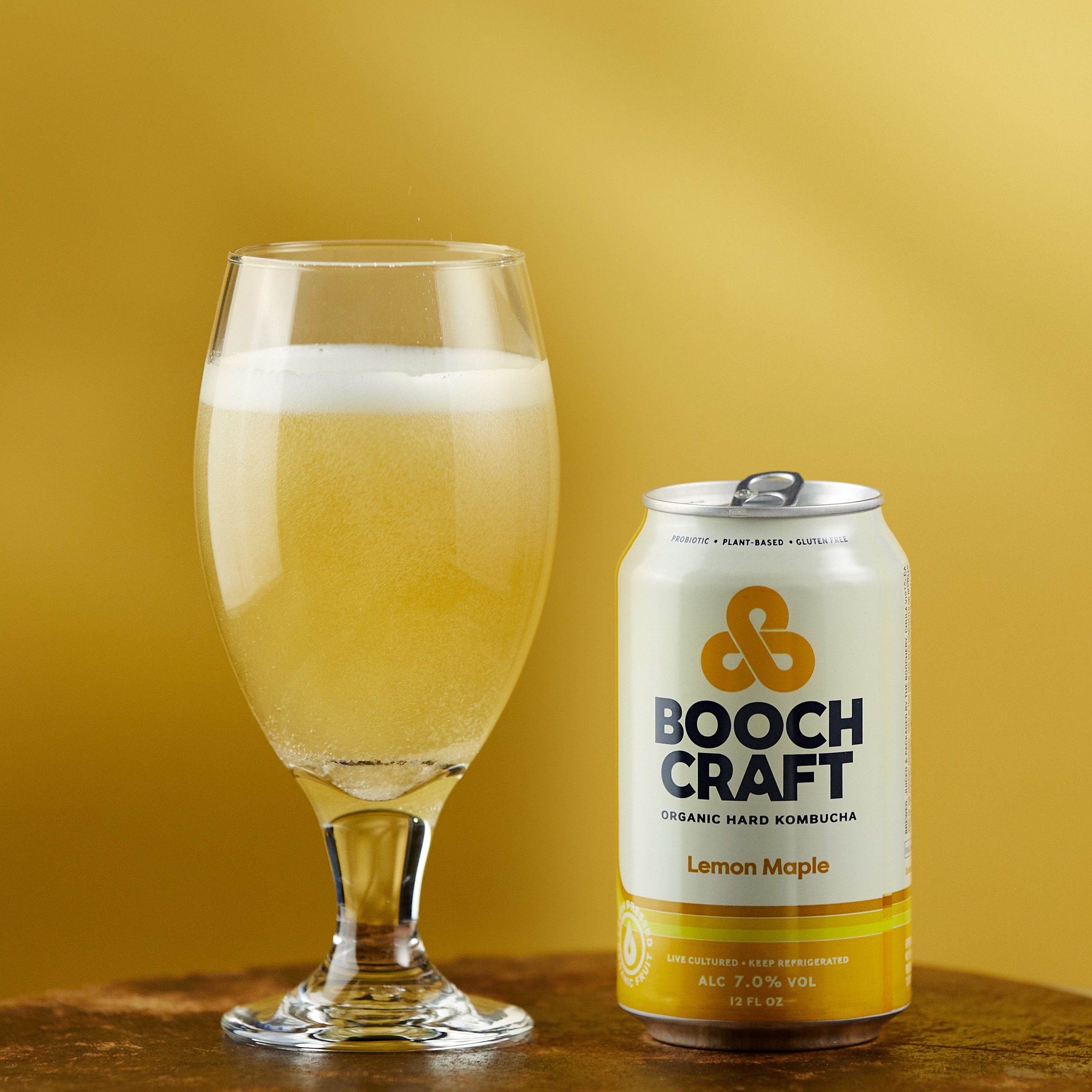 Booch Craft Hard Komcucha Still Photography by Sean D. Johnson. 